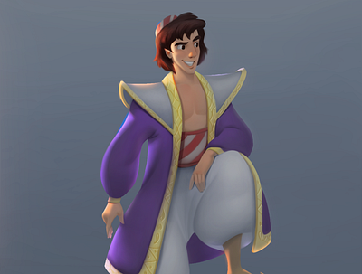 Aladdin character characterdesign design digitalart vector illustration