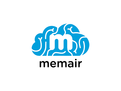 memair logo branding illustration logo vector
