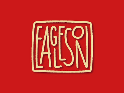 Eagleson Logo Concept band lettering logo music type