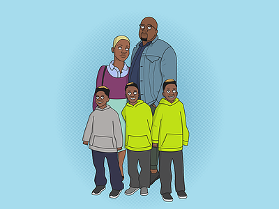 Family Portrait family illustration illustrator portrait vector