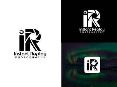 Instant Replay app branding design graphic design illustration logo minimalist logo photography logo typography ux vector