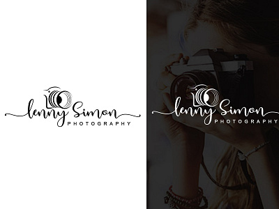 Lenny Simon branding design graphic design illustration logo minimalist logo photography logo ui ux vector
