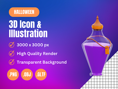HALLOWEEN 3D ICON & ILLUSTRATION 3d art 3d modeling branding design icon illustraion illustration logo ui