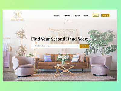 Second Hand Store Web Design