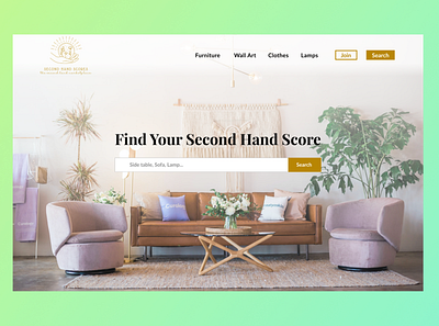 Second Hand Store Web Design web design