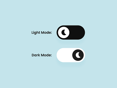 Daily UI # 15 - On/Off Switch aesthetic design daily ui daily ui 15 dailyui dark mode design figma light mode onoff switch switch button ui design uiux ux ux designer
