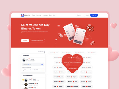 St. Valentine’s Day coins crypto cryptocurrency illustration ui uiux ux valentines valentinesday