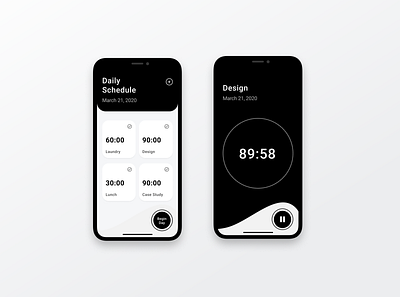 Countdown Timer countdown dailyui ios mobile product design timer ui design