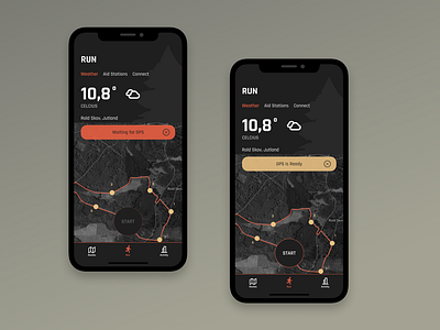 Flash Message dailyui ios mobile product design running app trail trail running ui ui design