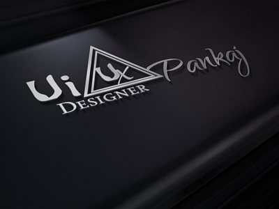 Logo Design Black Mockup ui ux design