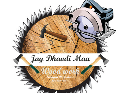 Wood works logo Design logo design