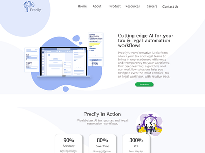 Precily Webpage Design website design