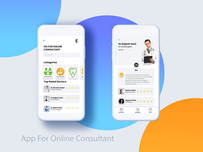 App for online consultant by Tarbundiya Pankaj on Dribbble
