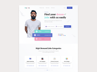 Job Finding Website Design