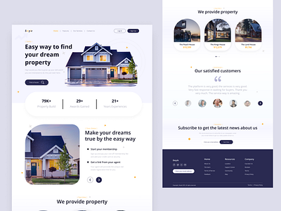 Real Estate Website Design apartment architecture building creative design design inspiration home hotel house landing page product design property real estate real estate agency residence ui design ux design web web design web template website