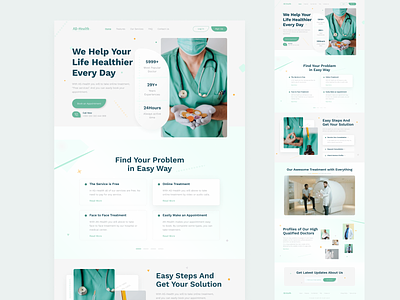 Medical Health Website Design