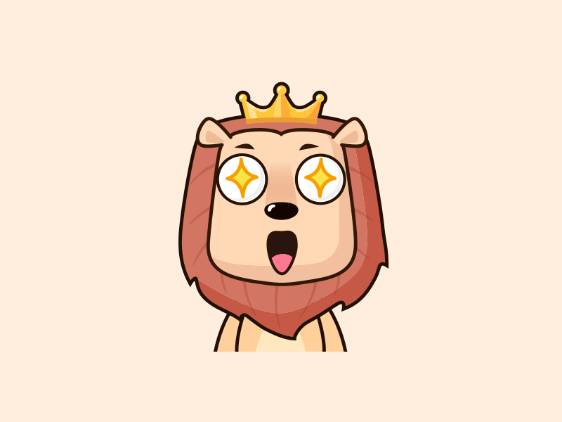 Lion King series memes - Light up animation app flat icon illustration meme ui