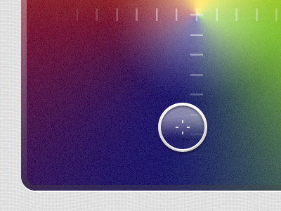 iPhone App: Loupe gradient grid loupe matrix rainbow target