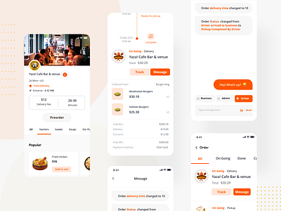 Restaurant Mobile App Design dashboard design dashboard ui design ecommerce app webdesign website design