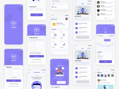 Health Care Mobile App Design by Muhammad Aamir on Dribbble