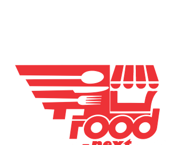 Food next door banners and logo food app