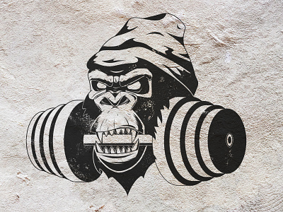 Gorilla Gains animal art digital illustration drawing gains gorilla illustration illustration art illustrator power powerlifting strength strength training strong swole weightlifting weights