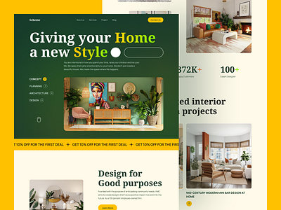 Interior Design Agency Landing Page