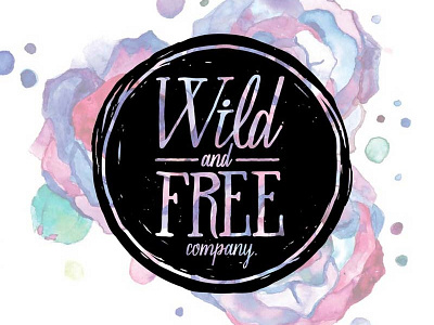 WILD & FREE CO. - LOGO DESIGN branding design free logo design wild