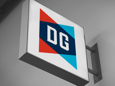 DG HEATING AND COOLING INC. - LOGO art direction branding dan brandon logo logo design