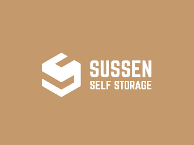Self Storage Logo box brand graphics icon identity logo s sign storage symbol typography