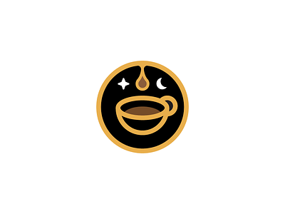 late night coffee concept coffee symbol