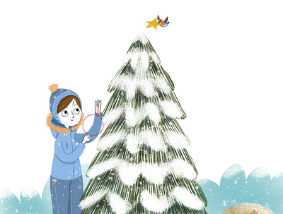Christmas Star ⭐ children book illustration design digital illustration illustration illustrations kids art kids illustration