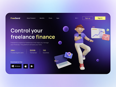 Finance control main page