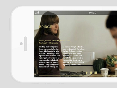 Short Films akzidenz grotesk app design layout monotone typography website
