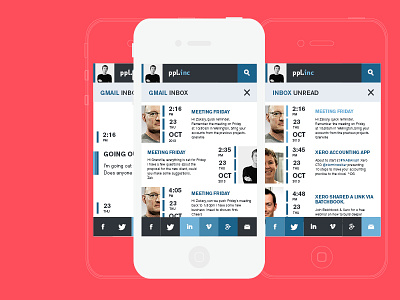 ppl.inc app design layout monotone typography ui ux website