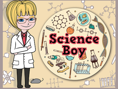 Science Boy art beautiful beautiful design boy illustration cartoon cartoon character cartoons character design cute cute design cutedesign design digitalart illustration illustration art illustrations science science illustration sweet sweet boy