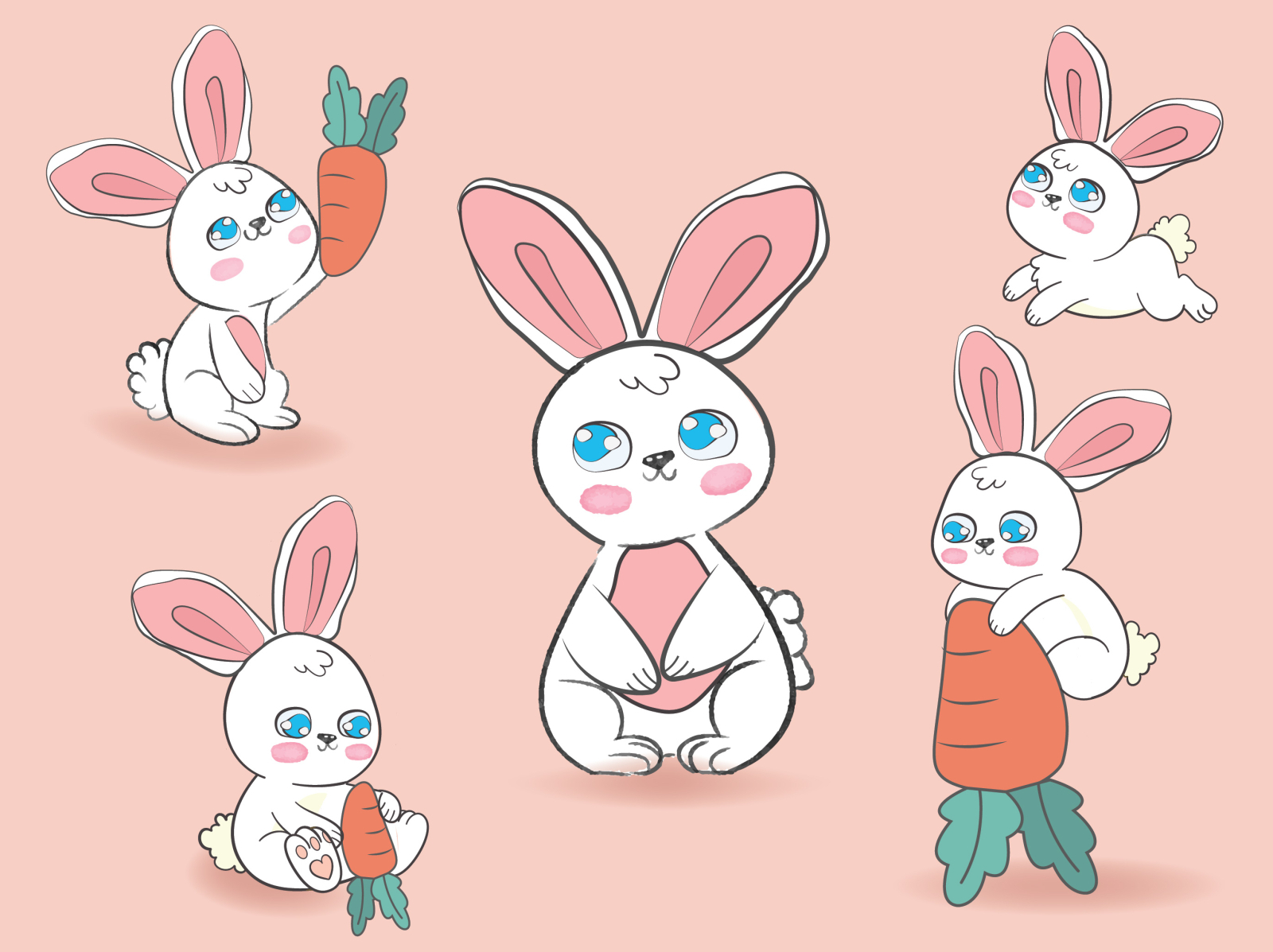 rabbit characters design