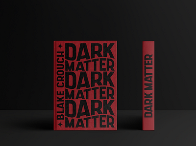 Dark Matter - Redesign book cover book cover design branding dark matter