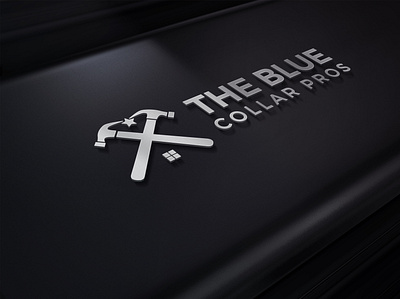 The Blue Collar Pros 2 branding design flat logo minimal