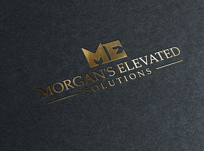 Morgan s Elevated Solutions 2 branding design flat illustration logo minimal website