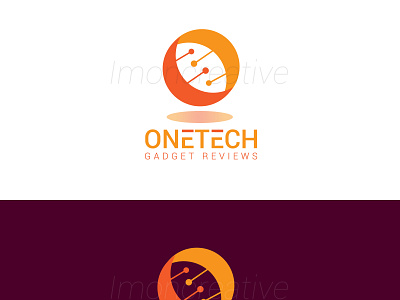 ONE TECH Logo Design brand logo branding design flat graphic design logo minimal professional tech