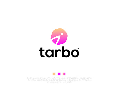 Tarbo app logo design brand branding clean clean logo color colorful gradient graphic design logo logo design app logo design art logo designer logodesign logomark minimalist minimalist logo