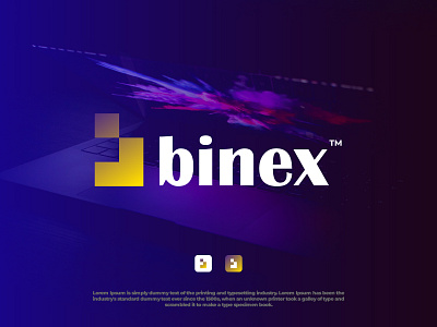 binex logo | B logo | crypto logo| tm logo design for business