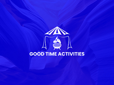GOOD TIME ACTIVITIES | LOGO DESIGN FOR BUSINESS abcdefghi bbq branding color flat graphic design grill jklmnopqrst logo minimal party tailgating