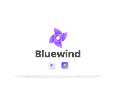 Bluewind Logo | Mills Logo | Business logo Design