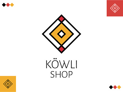 KÖWLI SHOP - Logo branding design fashion geometic gypsy identity logo logodesign persian square