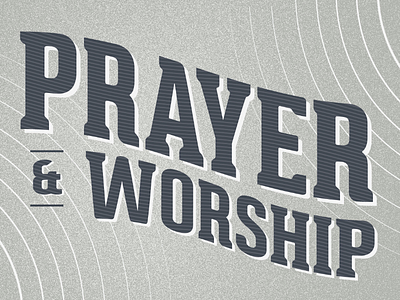 Prayer & Worship line prayer type worship