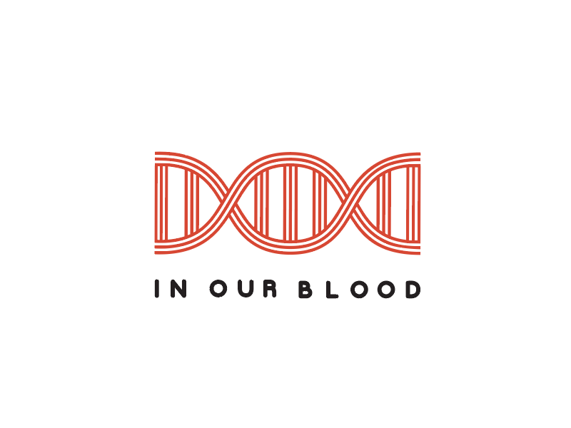 in our blood line illustration church graphic dna