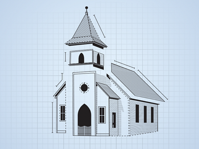 Church Blueprint Graphic