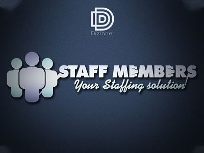 Staff members logo advertise branding corporate identity design dribbleartist enterprise entrepreneur experience fashion gym inspiration life logo logodesign logos logotype lover marketing sales trendy